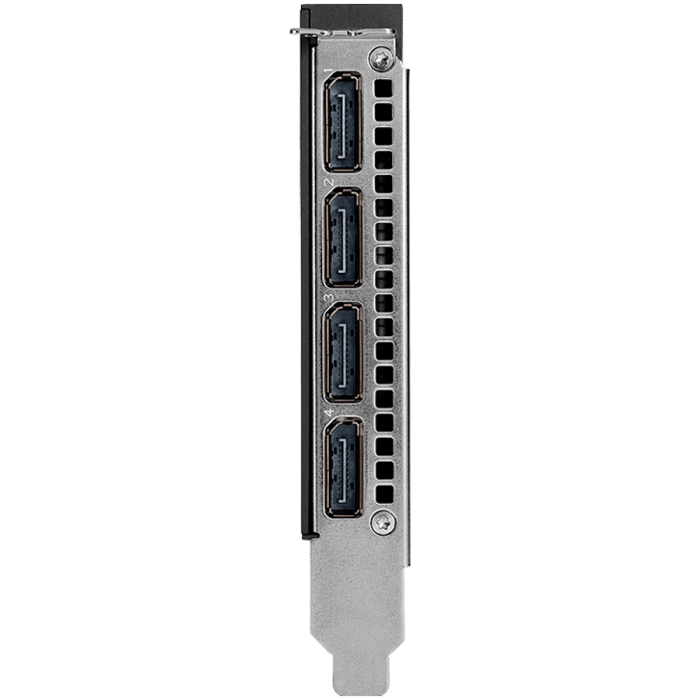 PNY NVIDIA RTX PRO 4000 Blackwell OEM Version, PCI-Express x16 Gen 5.0, 24 GB GDDR7 ECC 192-bit, 672 GB/s, 140W, FMHL Single Slot (11,2cm H x 24,1cm L), 4x DP 2.1b [4]