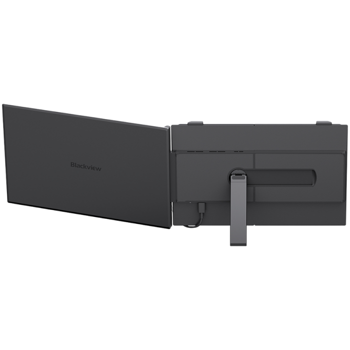 Portable monitor Blackview SCM6 Single Screen 14inch 1920x1080 16:9 LCD 60Hz IPS 178 USB-C 3.1x3 for 13-17.3 inch laptops 332x207x15.6mm Grey Black [5]