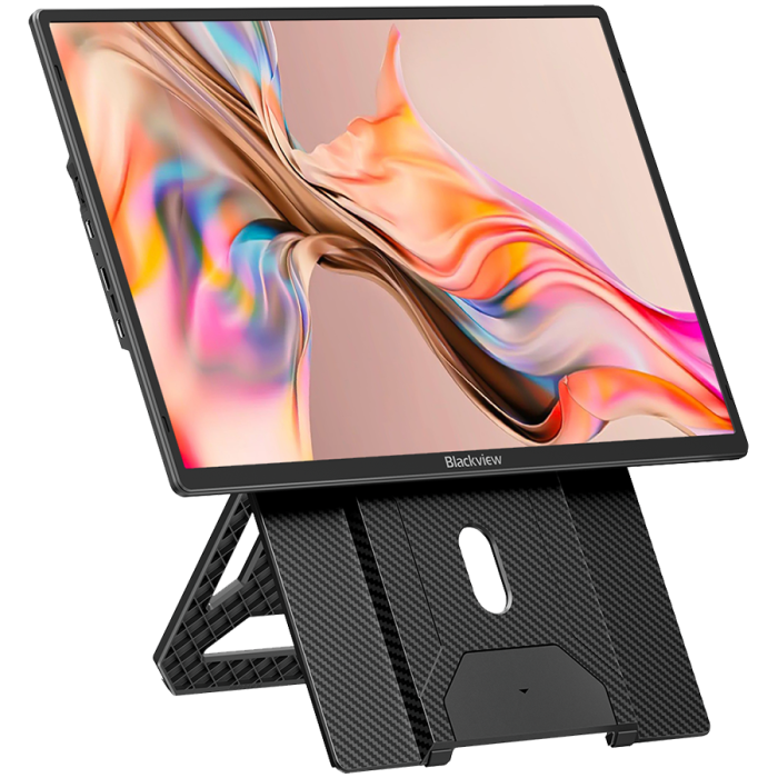 Portable monitor Blackview Table 9 LCD Monitor 16inch IPS FHD 1920x1200 16:9 LCD 60Hz 178 USB-C 3.1x2 Full 1xminiHDMI 368x237x29.5mm Plug into Laptop, PC, Game Console, and More, Plug & Play Black [2]