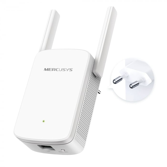 RANGE EXTENDER MERCUSYS wireless  AC1200Mbps, 1 x 10/100Mbps RJ45, 2 ant ext, dual band 2.4Ghz si 5Ghz, "ME30" (include timbru verde 1.5 lei) [2]