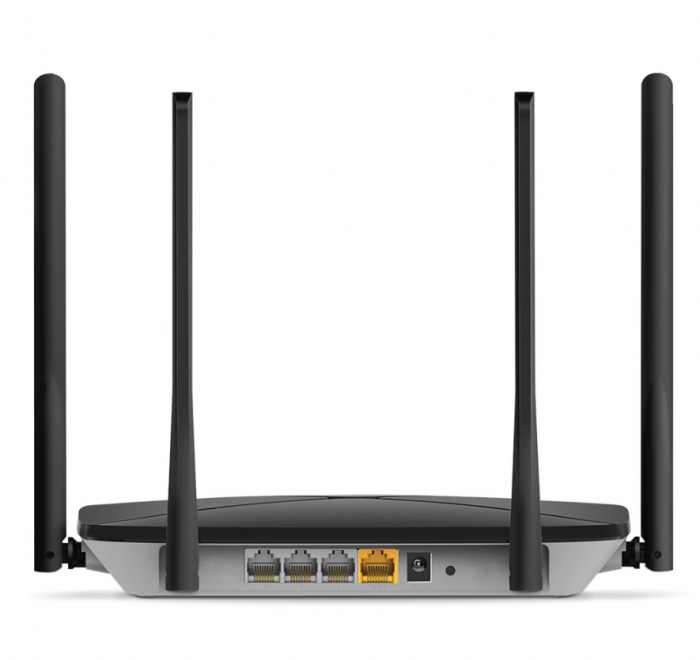 ROUTER MERCUSYS wireless 1200Mbps, 3 porturi 10/100/1000Mbps, Dual Band AC1200 "AC12G"(include timbru verde 1.5 lei)  / 45506538 [2]