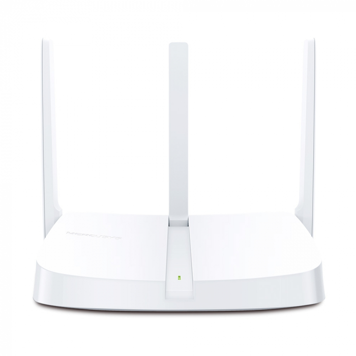 ROUTER MERCUSYS wireless  300Mbps, 1 x 10/100Mbps WAN, 3 x 10/100Mbps LAN, 3 x antene externe \\"MW306R\\" (include timbru verde 1 leu) [1]