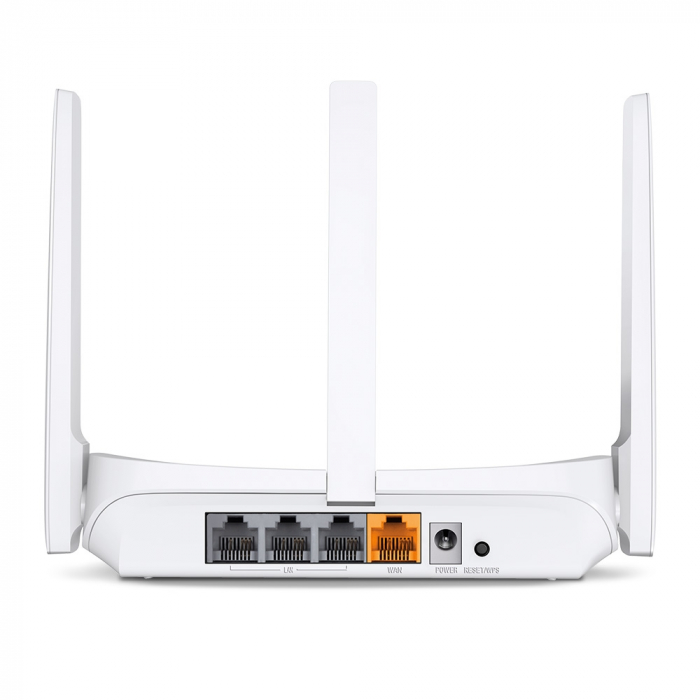 ROUTER MERCUSYS wireless  300Mbps, 1 x 10/100Mbps WAN, 3 x 10/100Mbps LAN, 3 x antene externe \\"MW306R\\" (include timbru verde 1 leu) [2]