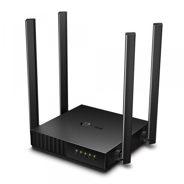 ROUTER TP-LINK wireless 1200Mbps, 4 porturi 10/100Mbps, 4 antene externe, Dual Band AC1200 "Archer C50"(include timbru verde 1.5 lei) [2]
