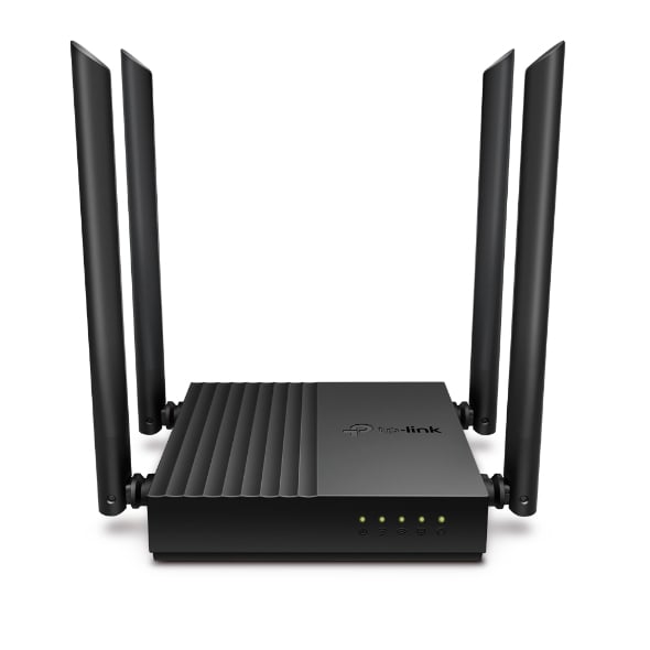 ROUTER TP-LINK wireless 1200Mbps, MU-MIMO, 4 porturi Gigabit, 4 antene externe, Dual Band AC1200 "Archer C64" (include timbru verde 1.5 lei) [1]