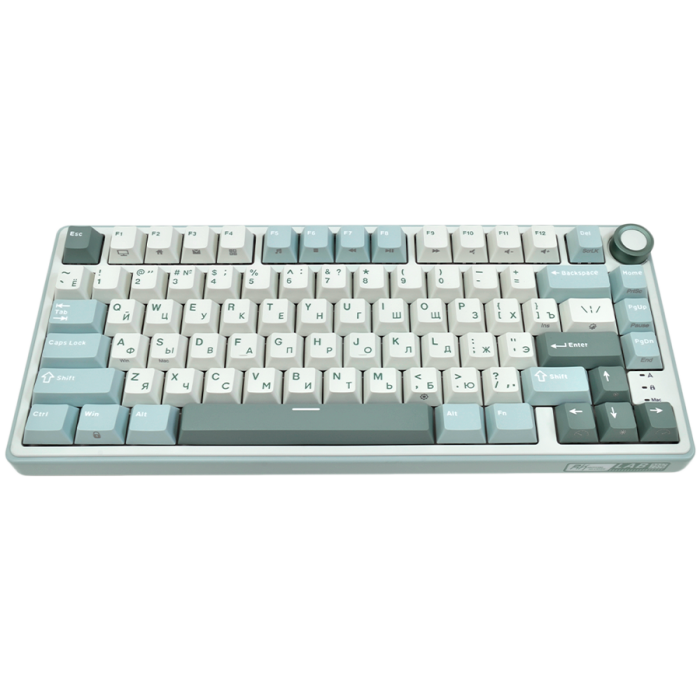 ROYAL KLUDGE R75 Sky Cyan Gaming Keyboard Brown switch [1]