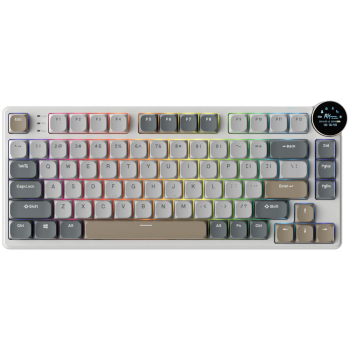 ROYAL KLUDGE RK N80 Pearly Dawn Gaming Keyboard Red switch [1]