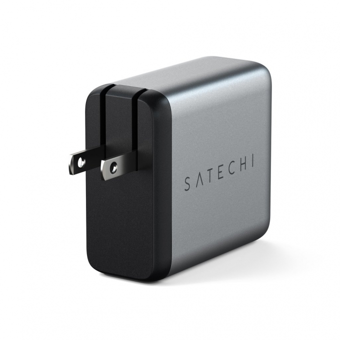 Satechi 100W USB-C PD Wall Charger Gallium Nitride (GaN) charging - Space Grey [4]