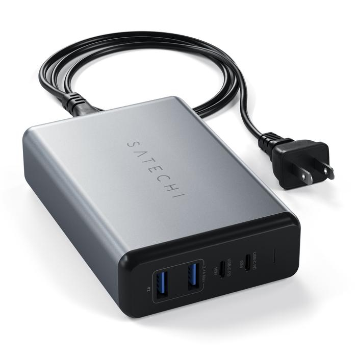 Satechi 108W Type-C MultiPort Travel Charger (1x USB-C PD,2x USB3.0,1xQualcomm 3.0) - Space Grey [2]