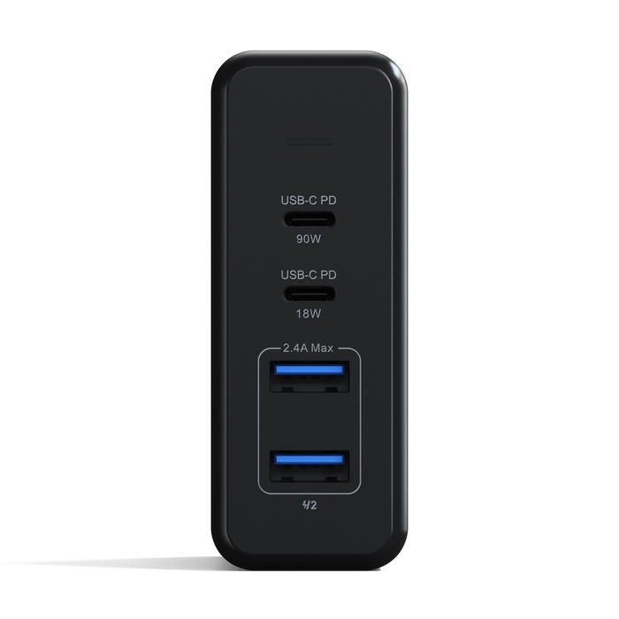 Satechi 108W Type-C MultiPort Travel Charger (1x USB-C PD,2x USB3.0,1xQualcomm 3.0) - Space Grey [4]