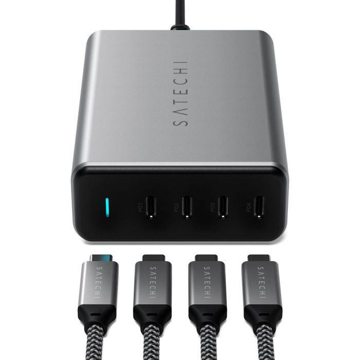 Satechi 165W USB-C 4-PORT PD GAN Charger (4xUSB-C up to 100W) [3]