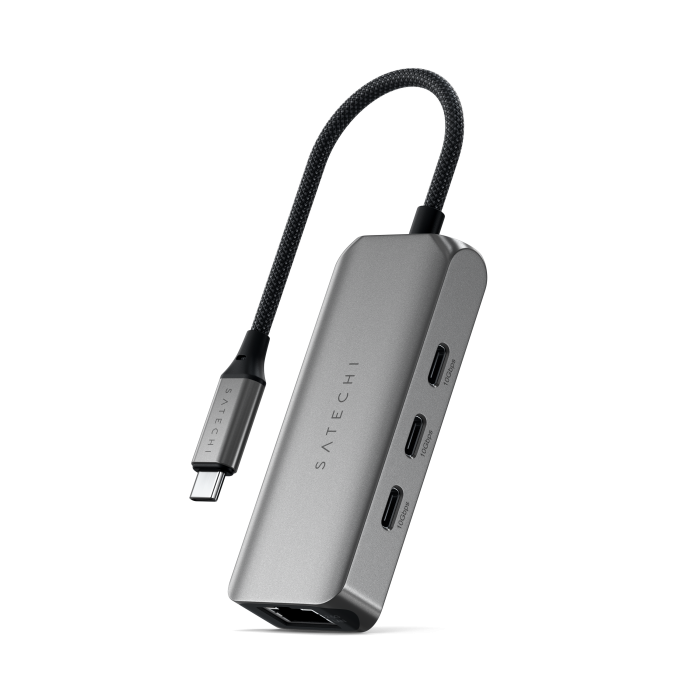 Satechi 4-in-1 USB-C Hub with 2.5 Gigabit Ethernet - Space Gray [7]
