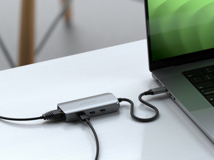 Satechi 4-in-1 USB-C Hub with 2.5 Gigabit Ethernet - Space Gray [6]