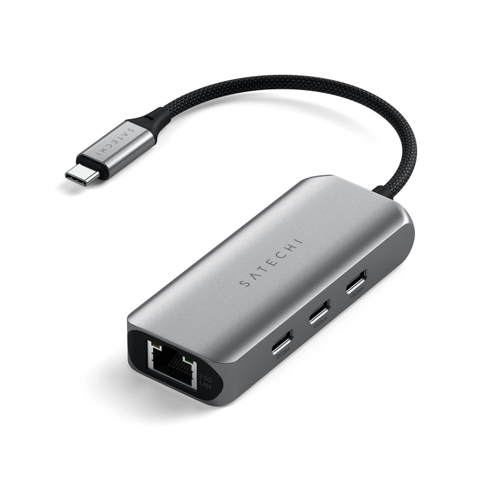 Satechi 4-in-1 USB-C Hub with 2.5 Gigabit Ethernet - Space Gray [5]
