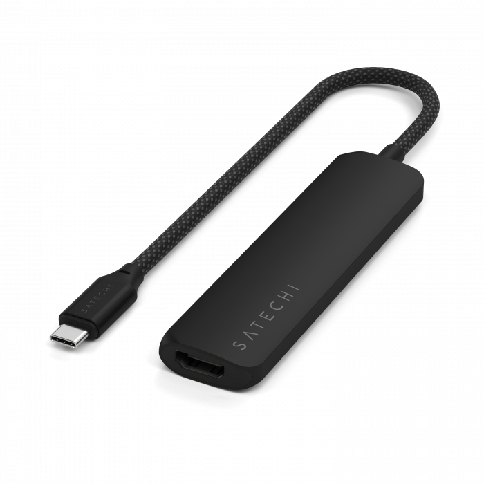 Satechi 4-in-1 USB-C Slim Multiport Adapter 4K - Black [7]