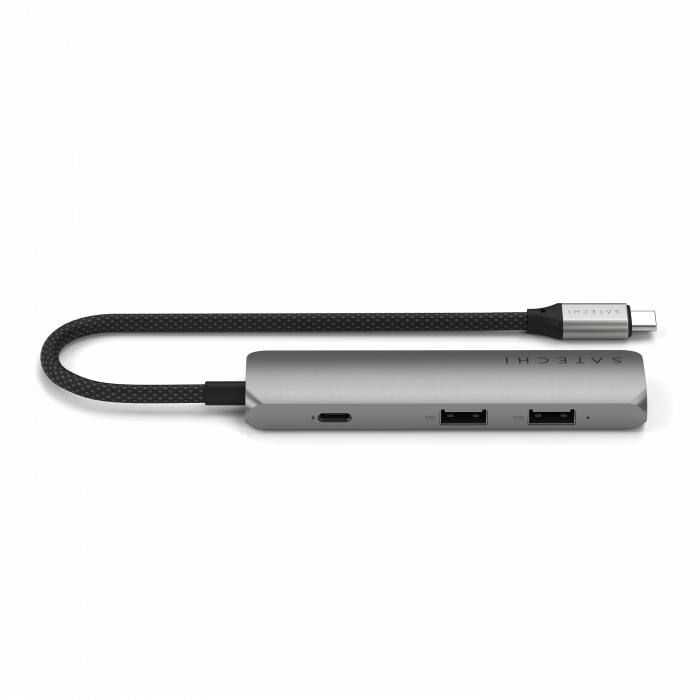 Satechi 4-in-1 USB-C Slim Multiport Adapter 4K - Space Grey [2]
