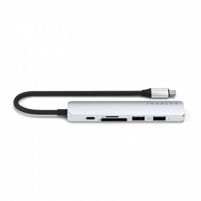 Satechi 6-in-1 USB-C Slim Multiport Adapter - Silver [4]