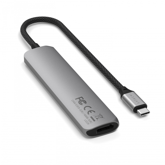 Satechi 6-in-1 USB-C Slim Multiport Adapter - Space Grey [5]