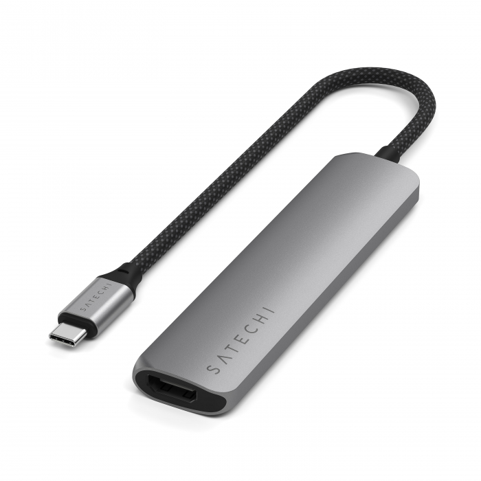 Satechi 6-in-1 USB-C Slim Multiport Adapter - Space Grey [8]