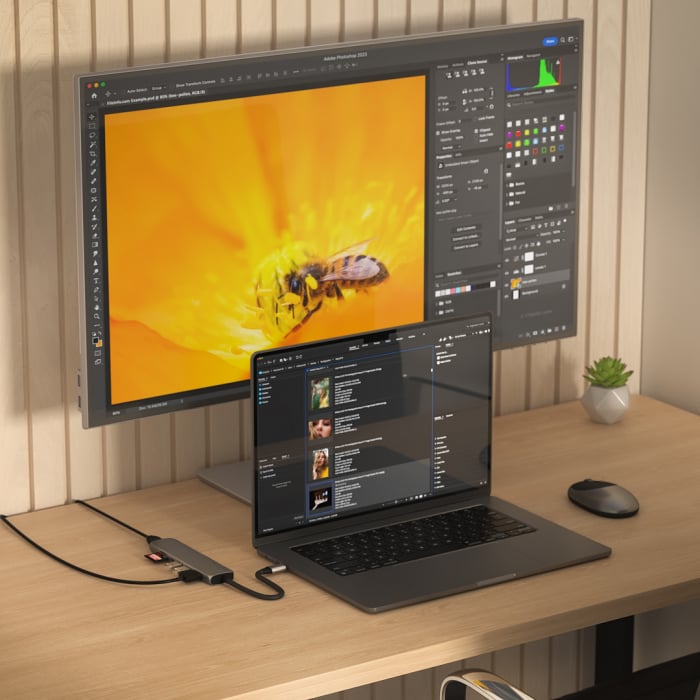 Satechi 7-in-1 USB-C Slim Multiport Adapter with Ethernet - Space Grey [8]