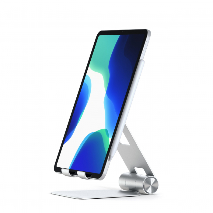 Satechi Aluminium R1 Adjustable Mobile Stand - Silver [4]