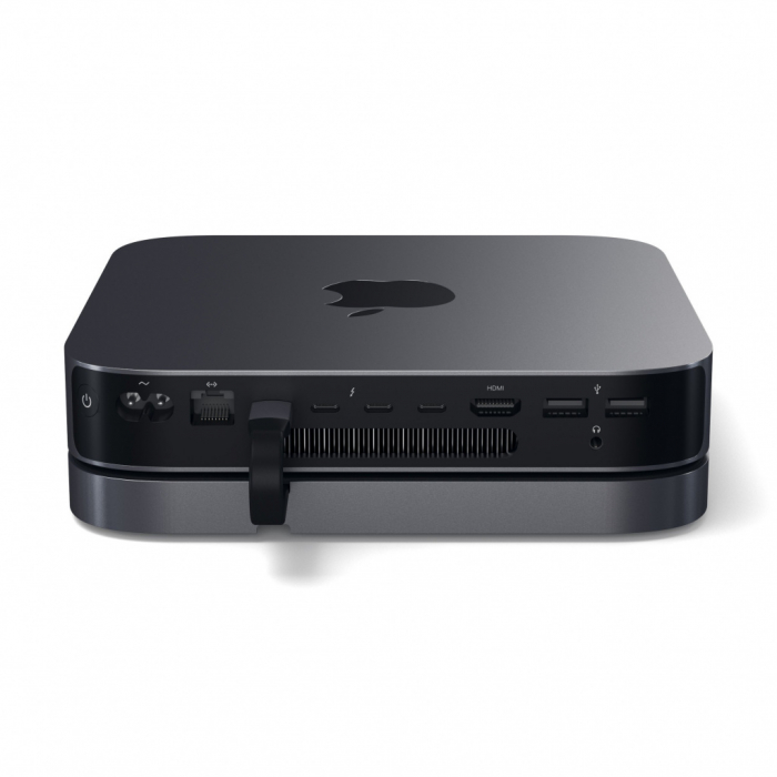 Satechi Aluminium Type-C Stand and Hub for Mac Mini - Space Grey [4]
