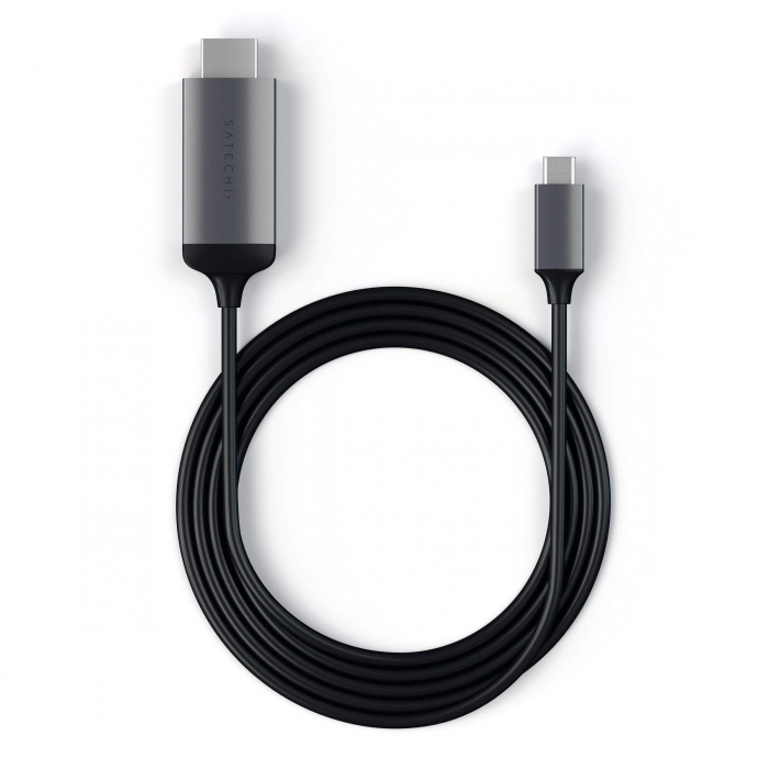 Satechi Aluminium Type-C to 4K HDMI Cable - Space Grey [5]
