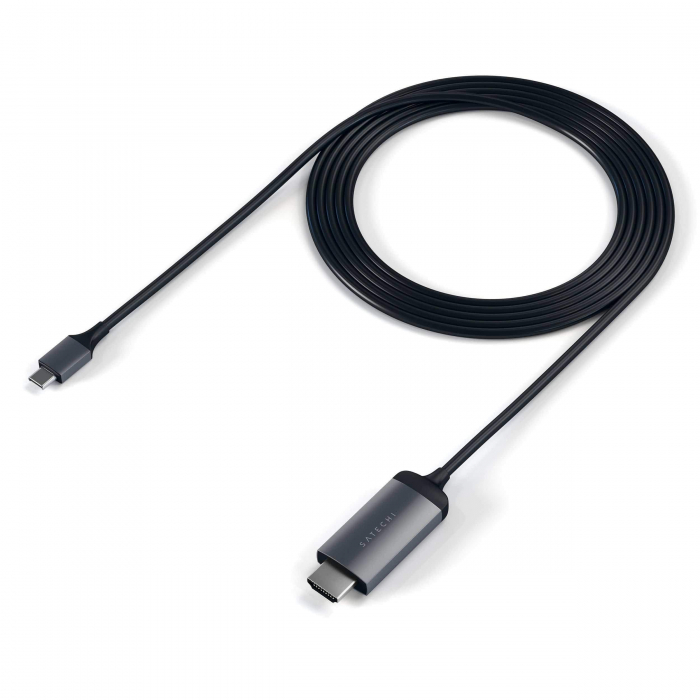 Satechi Aluminium Type-C to 4K HDMI Cable - Space Grey [3]