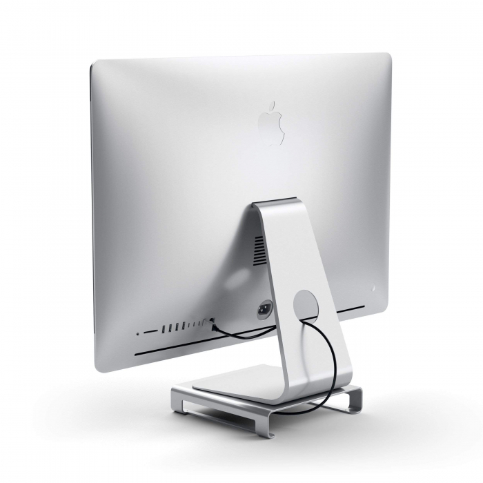 Satechi Aluminum Monitor Stand Hub for iMac - Silver [8]