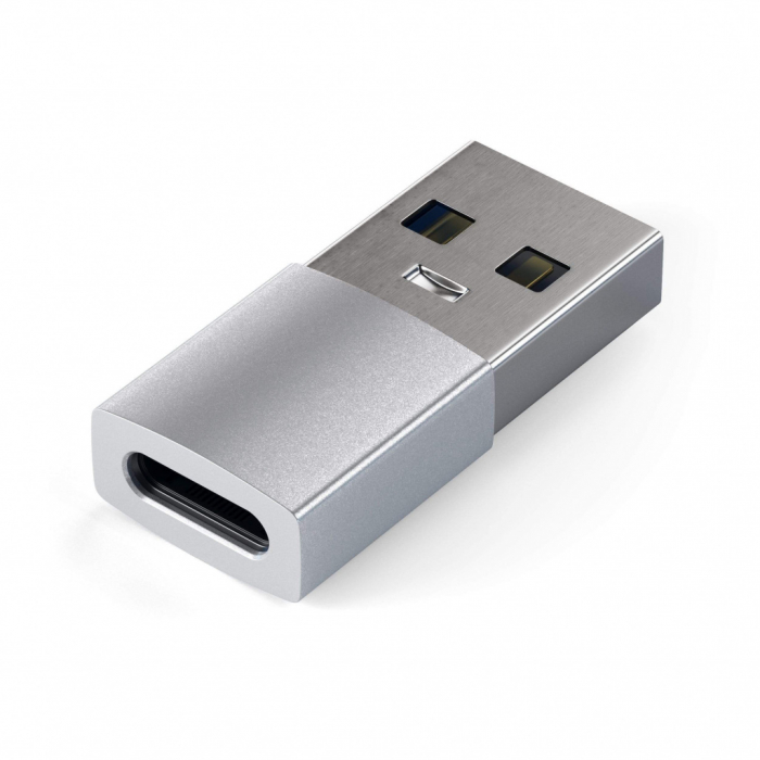 Satechi Aluminum Type-A to Type-C Adapter - Silver [1]