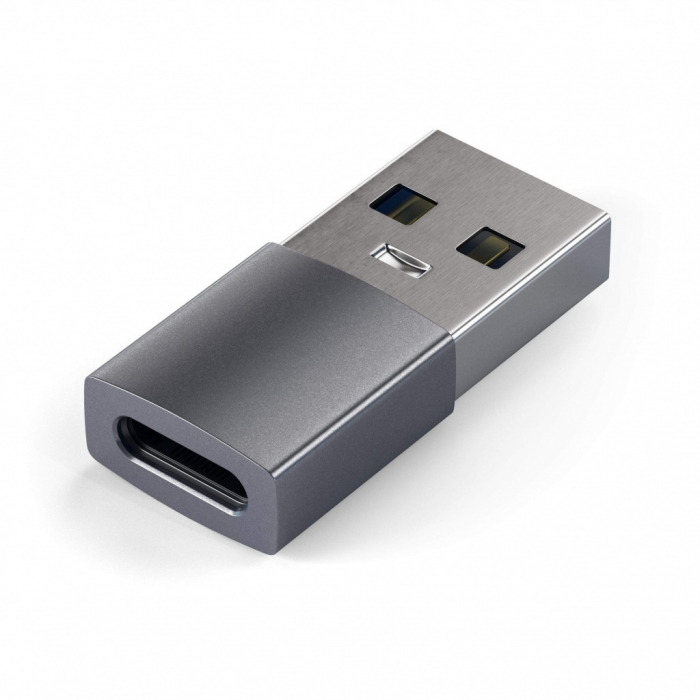 Satechi Aluminum Type-A to Type-C Adapter - Space Grey [1]