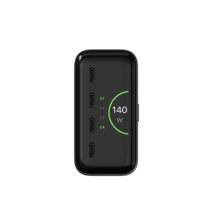 Satechi ChargeView 140W Desktop Charger(4xUSB-C) - Space Black [6]