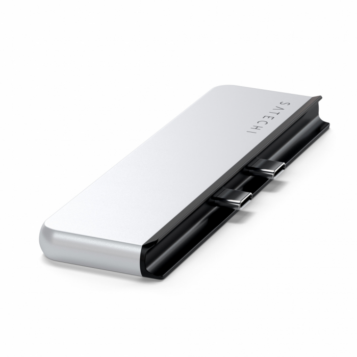 Satechi DUAL USB-C HUB for SURFACE PRO 9 (1x USB4 Pass-through Port 100W PD, 1x 6K/60Hz or Dual 4K/60Hz Video 40Gbps,2x USB-C 3.2 Gen 2 Port, 1x USB-A 3.2 Gen 2, HDMI 2.0 Port (4K/60Hz) SD/microSD) [2]