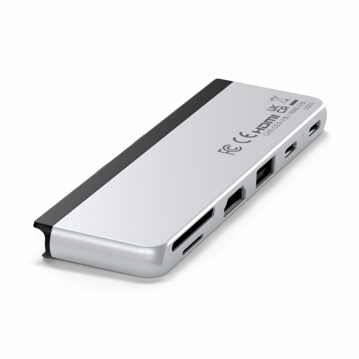 Satechi DUAL USB-C HUB for SURFACE PRO 9 (1x USB4 Pass-through Port 100W PD, 1x 6K/60Hz or Dual 4K/60Hz Video 40Gbps,2x USB-C 3.2 Gen 2 Port, 1x USB-A 3.2 Gen 2, HDMI 2.0 Port (4K/60Hz) SD/microSD) [6]