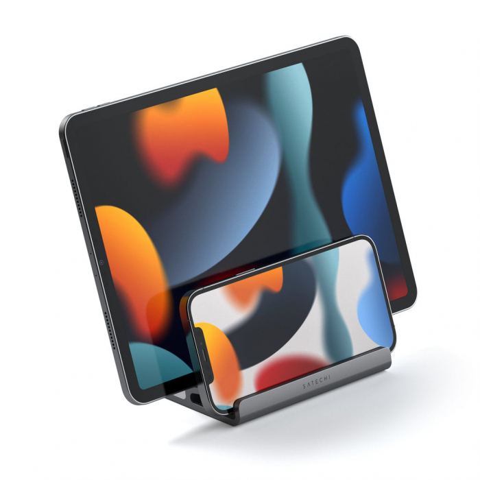 Satechi Dual Vertical Laptop Stand for MBPro and iPad [2]