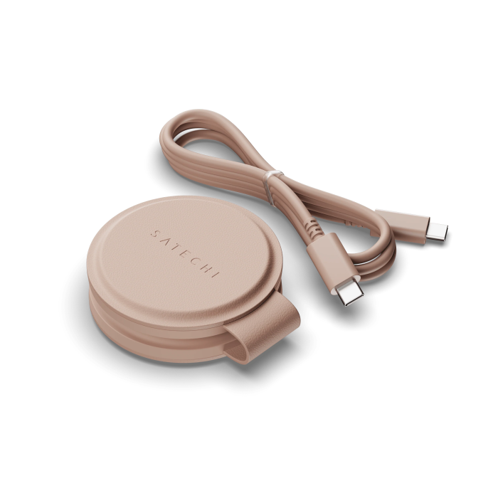 Satechi OntheGo 2-in-1 Wireless Charger - Desert Rose [3]