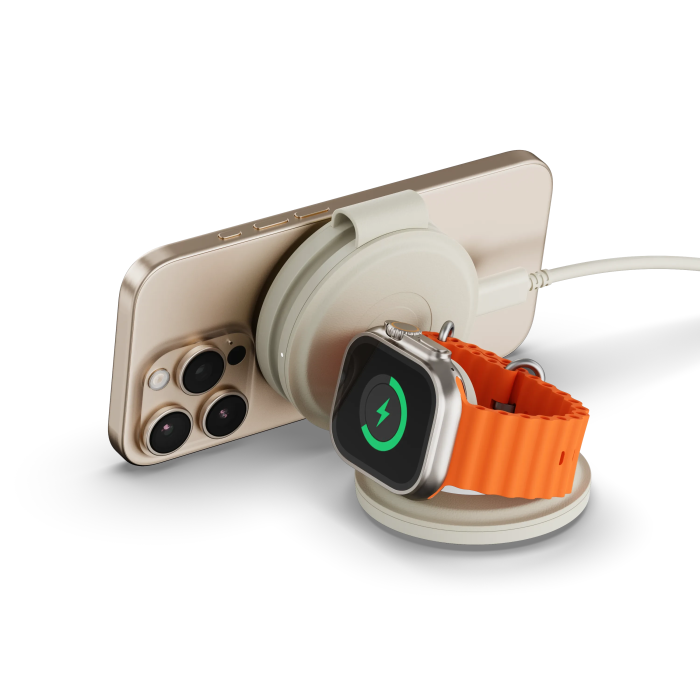 Satechi OntheGo 3-in-1 Wireless Charger - Sand [3]