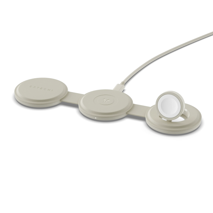 Satechi OntheGo 3-in-1 Wireless Charger - Sand [5]