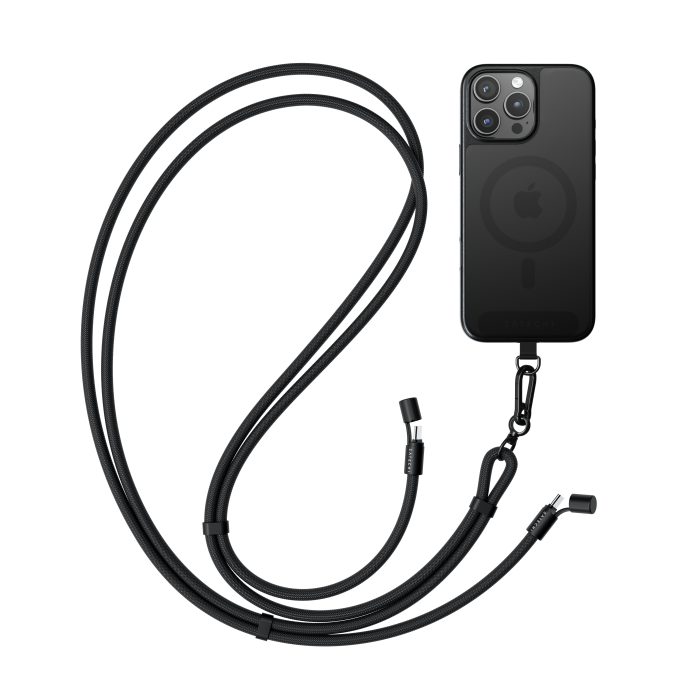 Satechi OntheGo Crossbody Lanyard Cable - Black [6]