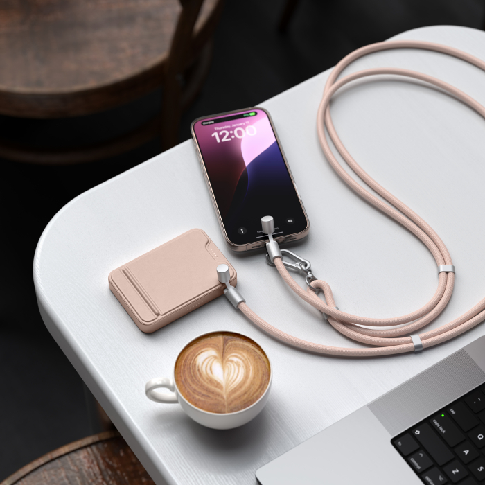 Satechi OntheGo Crossbody Lanyard Cable - Desert Rose [4]