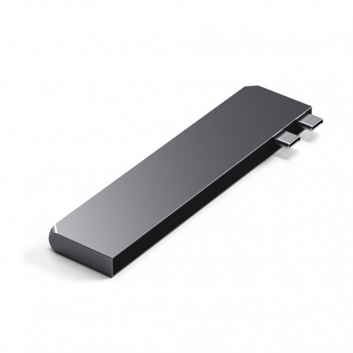 Satechi PRO HUB SLIM (1xUSB4,1xHDMI,2xUSB-A,SD/MicroSD,UHS-I up to 104MB/s, SD/SDHC/SDXC up to 2TB,1xUSB-C) - Space Grey [3]