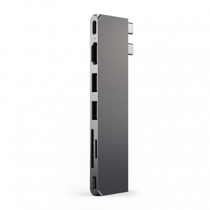 Satechi PRO HUB SLIM (1xUSB4,1xHDMI,2xUSB-A,SD/MicroSD,UHS-I up to 104MB/s, SD/SDHC/SDXC up to 2TB,1xUSB-C) - Space Grey [5]
