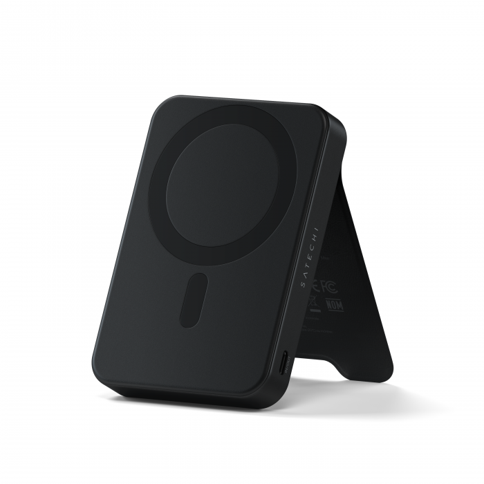 Satechi Qi2 10K Magnetic Power Bank with Stand - Black [1]