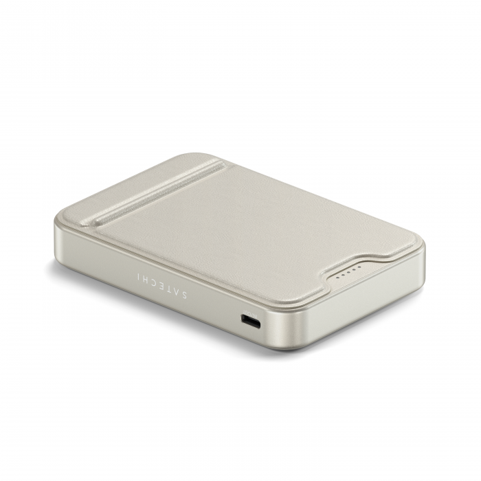 Satechi Qi2 10K Magnetic Power Bank with Stand - Sand [7]