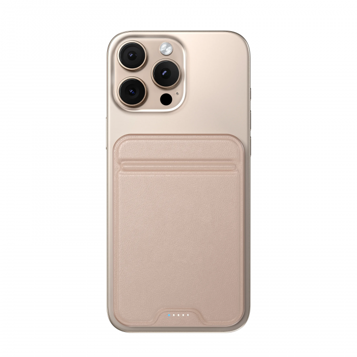Satechi Qi2 5K Magnetic Power Bank with Stand - Desert Rose [2]