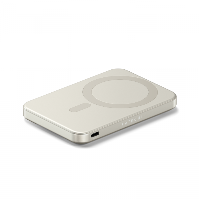 Satechi Qi2 5K Magnetic Power Bank with Stand - Sand [10]