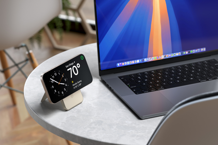 Satechi Qi2 5K Magnetic Power Bank with Stand - Sand [2]