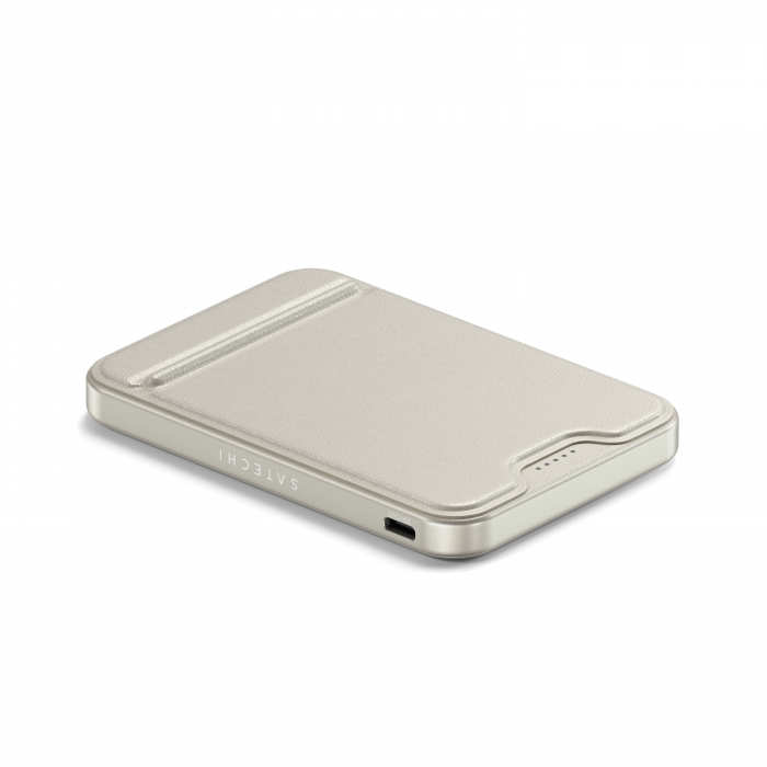 Satechi Qi2 5K Magnetic Power Bank with Stand - Sand [6]