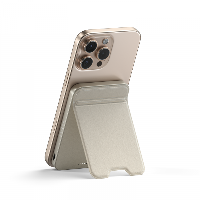 Satechi Qi2 5K Magnetic Power Bank with Stand - Sand [4]