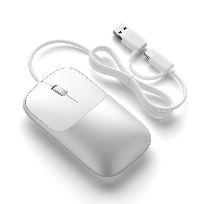 Satechi Slim LX Wired Mouse - Silver [2]